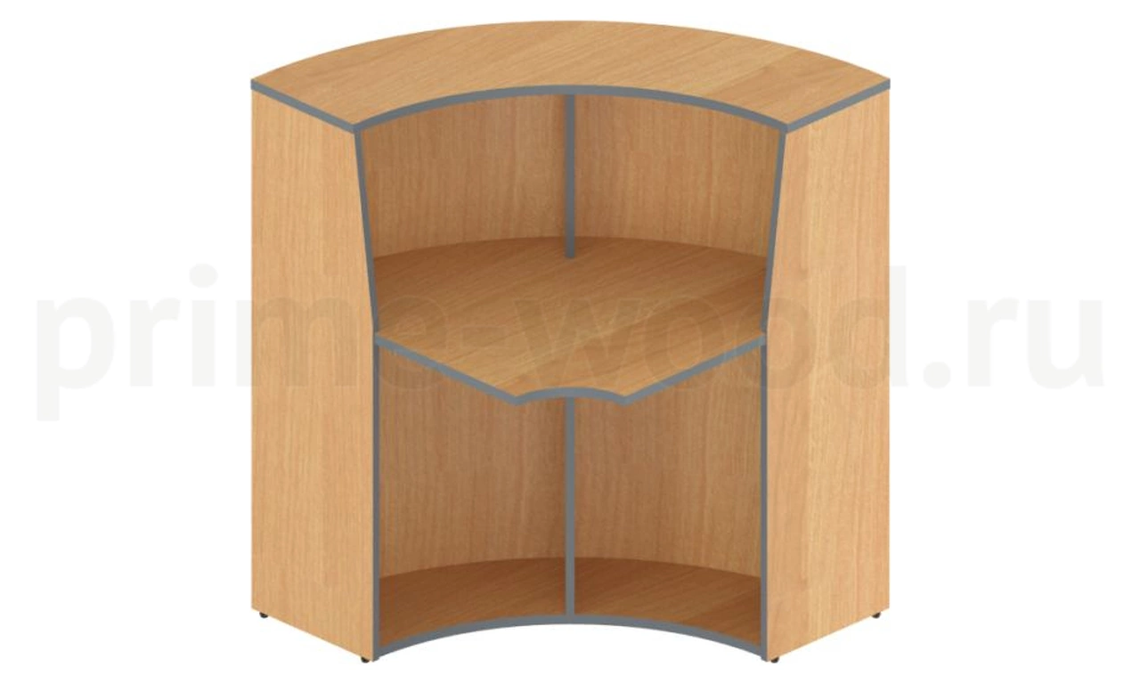 Стойка администратора Агат 90x90x120 цвет: Ясень Шимо - фото 1