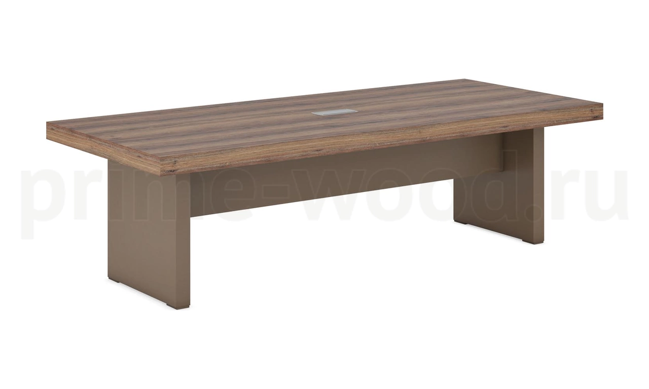 Стол переговорный ERA 240x120x80 цвет: Дуб Термо - фото 1