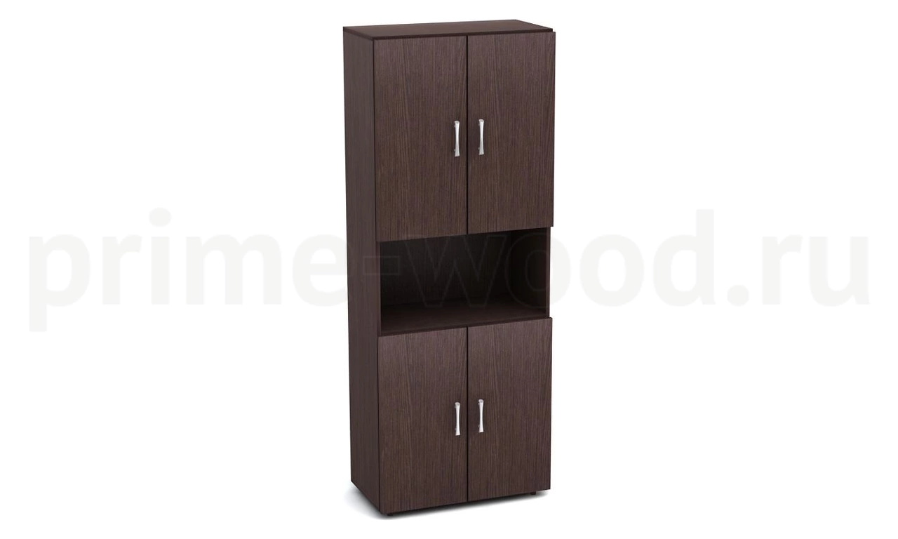 Шкаф Канц 70x35x183 арт. К4 цвет: Орех пирамидальный - фото 0