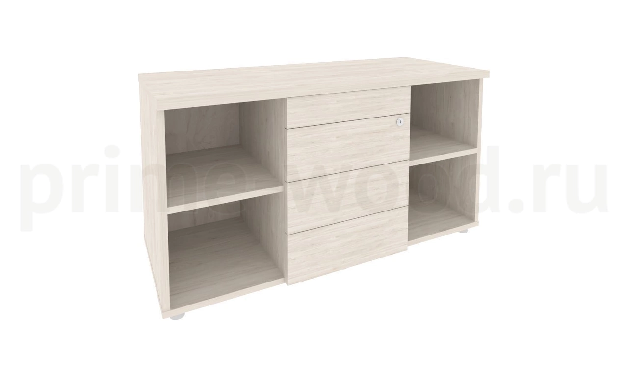 Тумба сервисная с ящиками TIP-ON ONIX 110x46x60 цвет: Дуб Аттик - фото 2