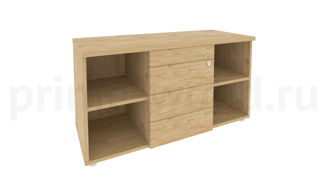 Тумба сервисная с ящиками TIP-ON ONIX 110x46x60 цвет: Дуб Аттик - фото 4