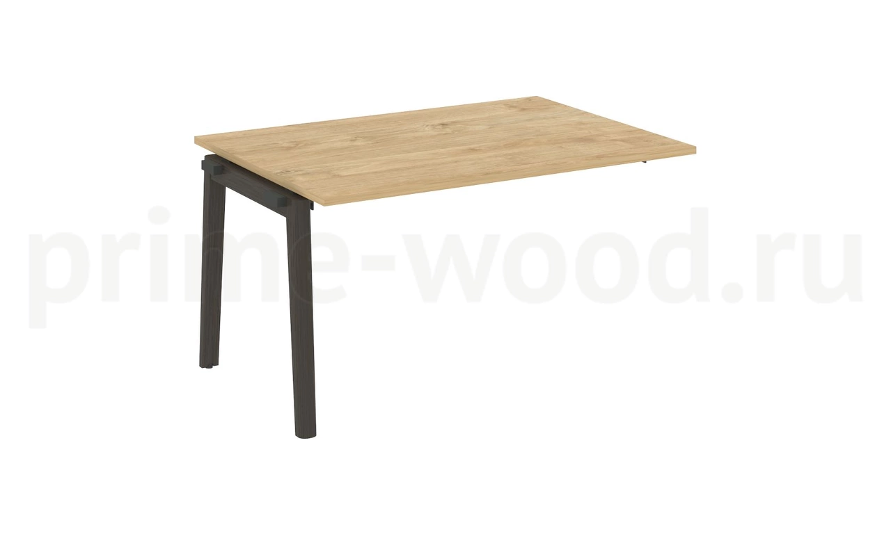 Проходной наборный элемент переговорного стола, опоры - массив дерева ONIX WOOD 138x98x75 - фото 8
