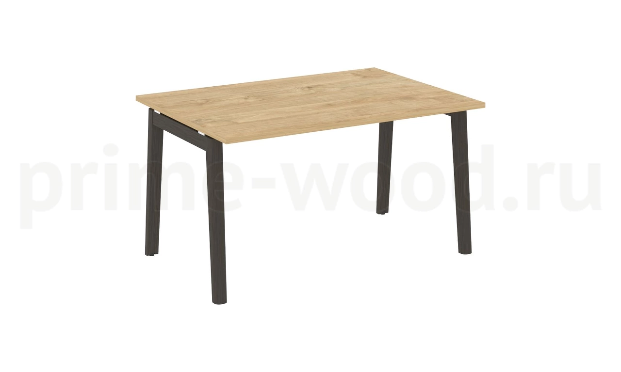 Стол переговорный (1 столешница), опоры - массив дерева ONIX WOOD 138x98x75 - фото 8