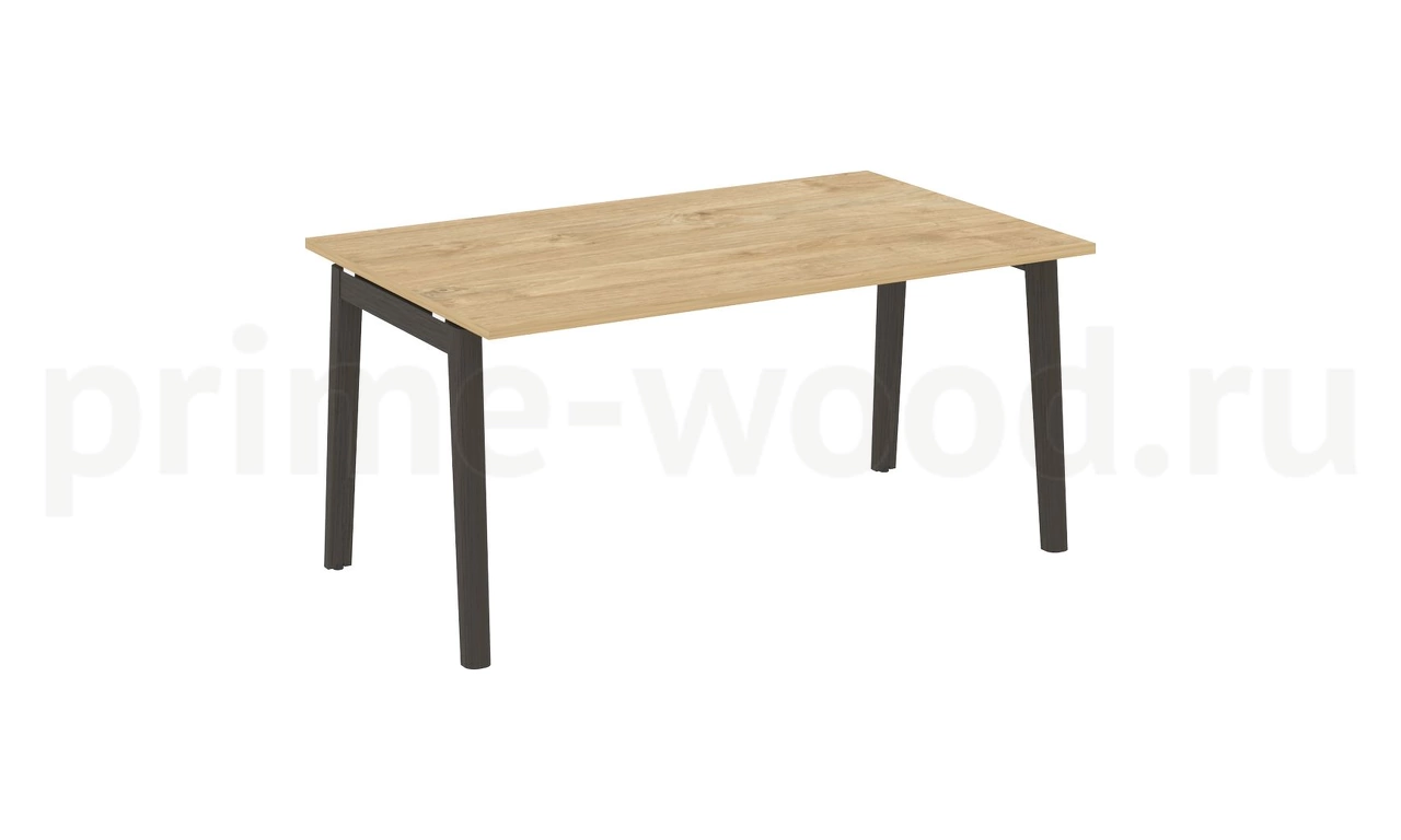 Стол переговорный (1 столешница), опоры - массив дерева ONIX WOOD 158x98x75 - фото 8