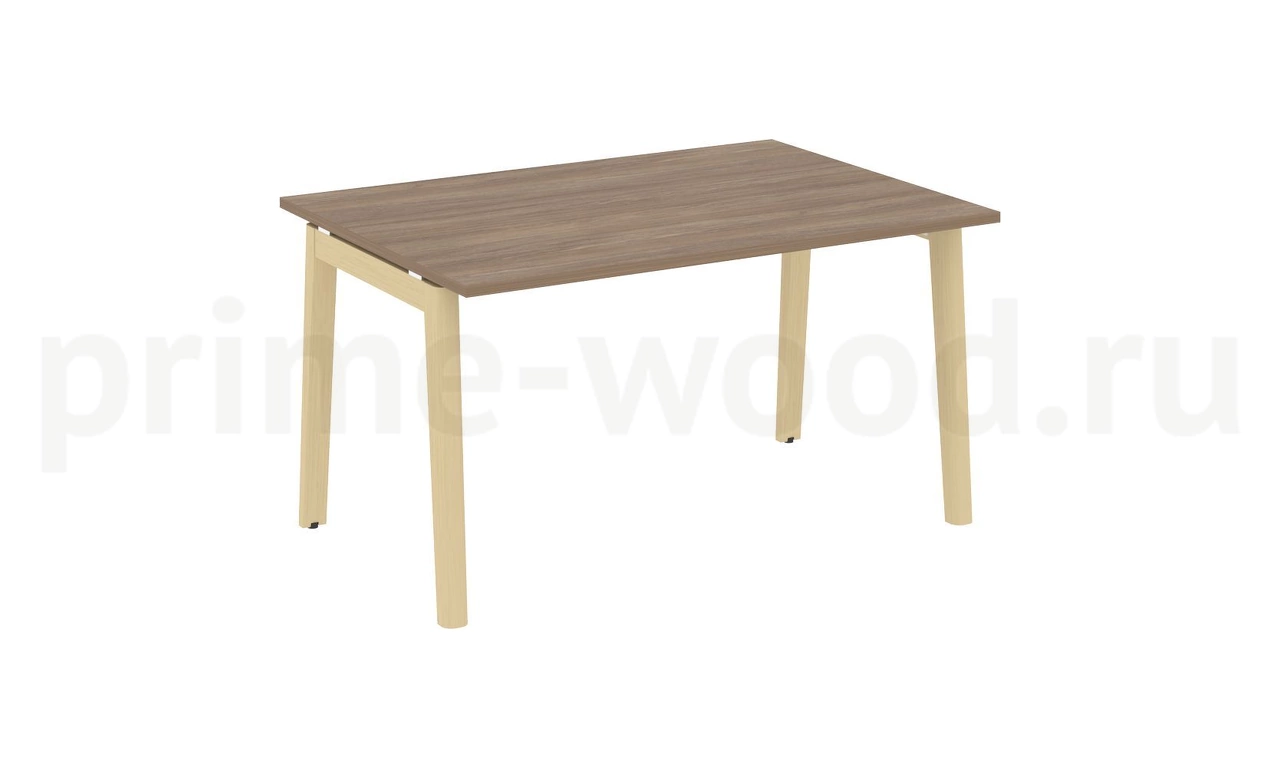 Стол переговорный (1 столешница), опоры - массив дерева ONIX WOOD 138x98x75 - фото 3