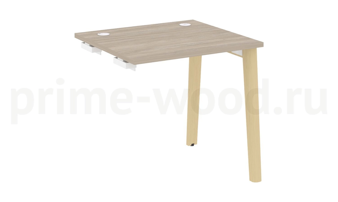 Стол-приставка к опорным элементам, опоры - массив дерева ONIX WOOD 78x72x75 - фото 1