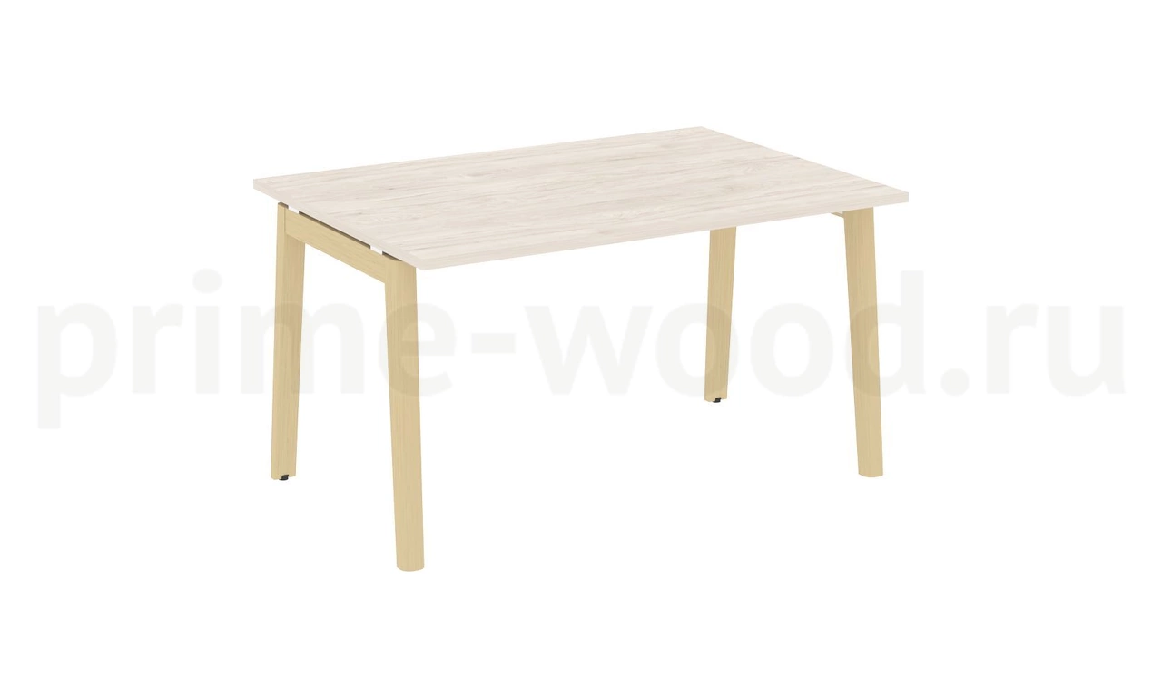 Стол переговорный (1 столешница), опоры - массив дерева ONIX WOOD 138x98x75 - фото 5
