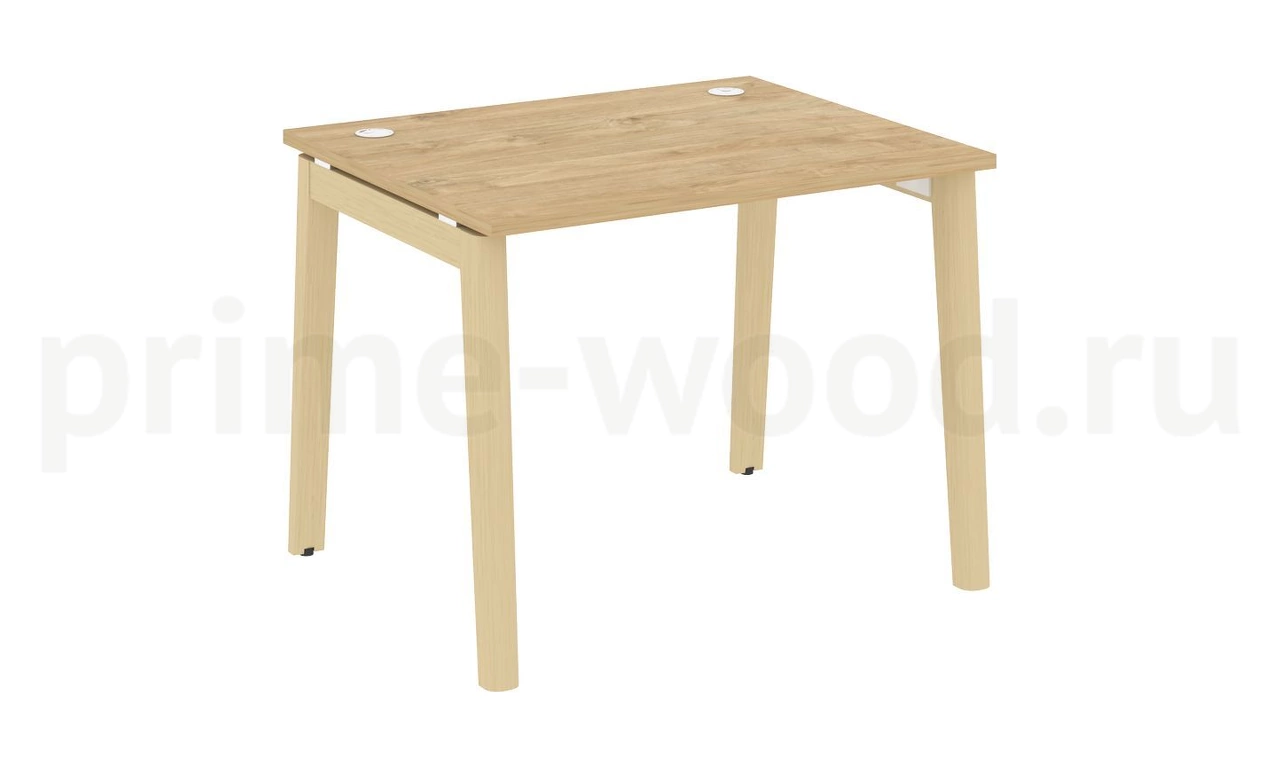 Стол письменный, опоры - массив дерева ONIX WOOD 98x80x75 - фото 9