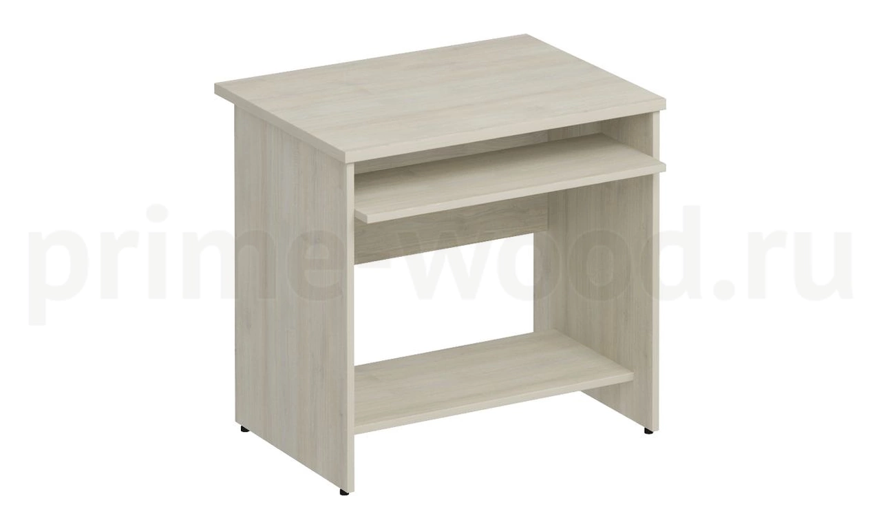 Компьютерный стол Комфорт 80x60x75 цвет: Орех французский - фото 1