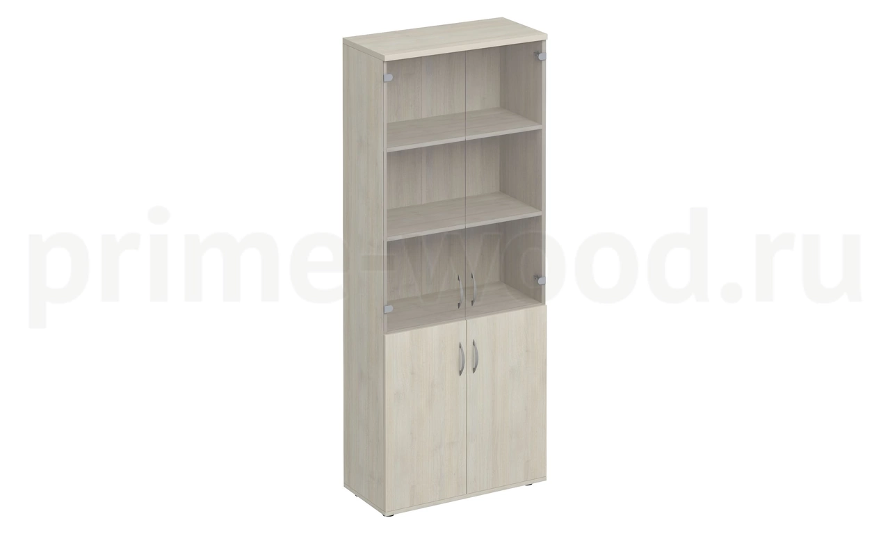Шкаф для документов Комфорт 80x38x200 арт. К 379 цвет: Дуб Шамони светлый - фото 2