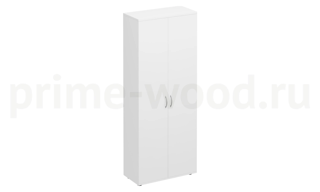 Шкаф для одежды Комфорт 80x38x200 цвет: Белый Премиум - фото 3